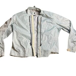Joe Rocket Women's‎ XL Light Blue Motorcycle Jacket Zip Front Lightweight